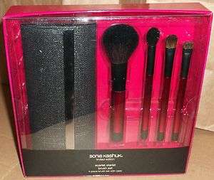 Sonia Kashuk Limited Edition Scarlet Starlet Brush Set New with Case 