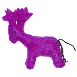 Cheppu Felt Reindeer Toy Purple: Toys & Games