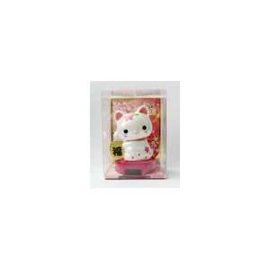  Lucky Cat Fortune Nohohon Solar ECO Japan Figure Toys 