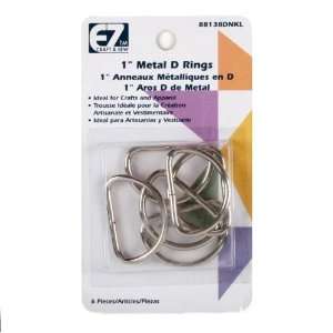   Metal D Rings Nickel 1 By The Each Arts, Crafts & Sewing