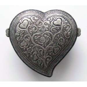  Heart Shaped Cast Metal Jewelry Box: Everything Else