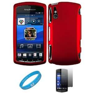 Metallic Red Protective Crystal Case Cover for Playstation Phone Sony 