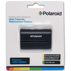  Polaroid High Capacity Sony FM500H Rechargeable Lithium 