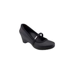  Crocs Womens Wedge Shoes in Casey Women, Size 7, Black 