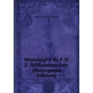   . (Portuguese Edition) Friedrich Daniel E. Schleiermacher Books