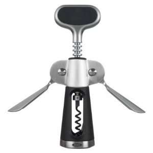  OXO Deluxe Softworks Winged Corkscrew   Silver/Black 