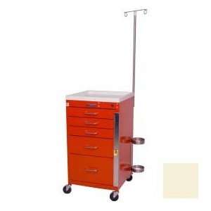   Five Drawer Emergency Cart Specialty Package, Beige: Office Products