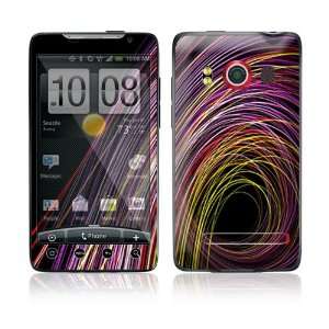  HTC Evo 4G Skin Decal Sticker   Color Swirls Everything 