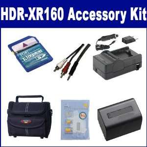  Sony HDR XR160 Camcorder Accessory Kit includes: SDM 109 