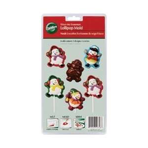  Wilton Lollipop Mold Shiver Snowman; 6 Items/Order 