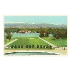  City Park, Denver, Colorado Premium Poster Print, 16x24 
