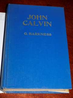 John Calvin 1st EDITION Man & Ethics REFORMATION HCwDJ  