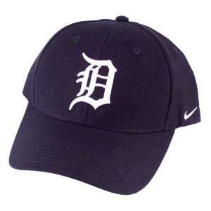   Tigers Navy Wool Classic II Hat W/White Gothic D