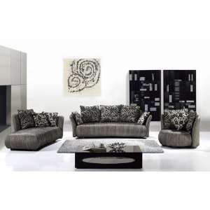    3pc Contemporary Modern Fabric Sofa Set, #AM L711: Home & Kitchen