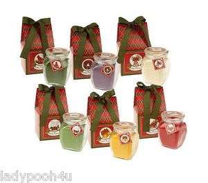   75 oz. Soy Holiday Candles w/ Gift Boxes Valerie Christmas Hang Tags