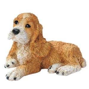    Brown Cocker Spaniel Puppy Dog Statue: Patio, Lawn & Garden