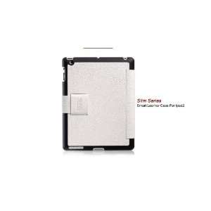  ICARER Genuine leather smart slim case cover for ipad 2 