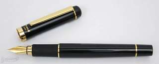 OHTO Proud Fountain Pen Rubber Grip BLACK Fine Nib  