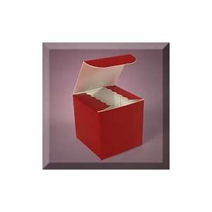  100ea   3 X 3 X 3 Red Hi Gloss Gift Box Health & Personal 