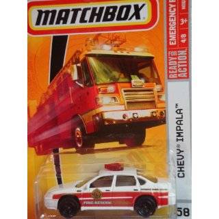 Matchbox Emergency Response Series #58 Fire Rescue Cheif Car Red n 