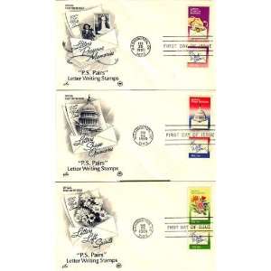  USA Three First Day Covers National Letter Writing Week 