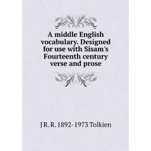 A middle English vocabulary. Designed for use with Sisams 