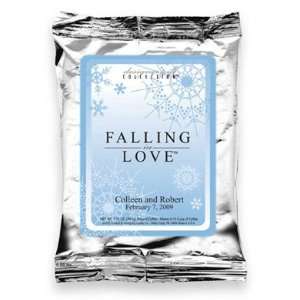 Wedding Coffee Personalized Coffee Favors:Snow Cascading Winter Coffee 