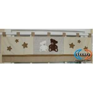   Window Valance For Boutique Teddy Bear 13 PCS Crib Bedding Set: Baby