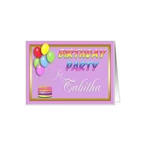  Tabitha Birthday Party Invitation Card: Toys & Games