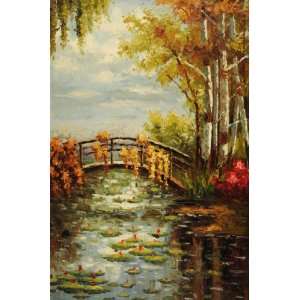   Painted Oil Canvas on Stretcher Bar 24x36   Free Ship: Home & Kitchen
