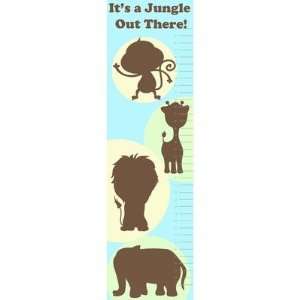    Animal Growth Chart Wall Decal Color: Green: Home & Kitchen