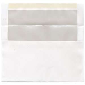 com A9 (5 3/4 x 8 3/4) White with Ivory Liner Envelope   25 envelopes 