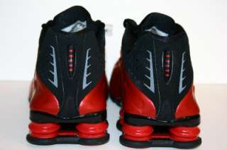 AUTHENTIC Nike Shox R4 Red Black nz White men sz  