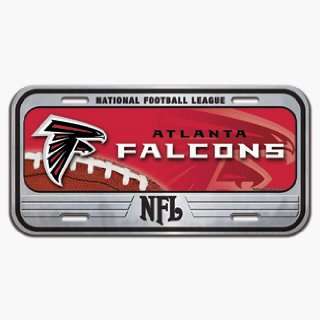  Atlanta Falcons Domed Metal License Plate *SALE*: Sports 
