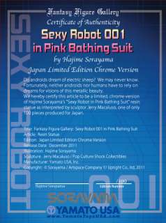 Hajime Sorayama Sexy Robot 1/4 Statue Chrome Plating ver. Limited 1 of 