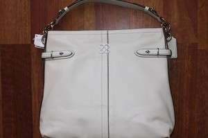 COACH Colette Leather Hobo Chalk Ivory Handbag Purse  16413 NWT 