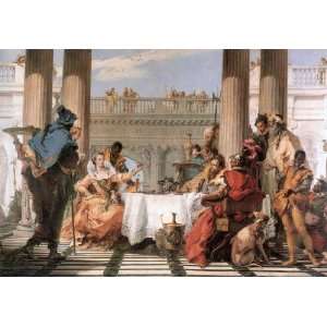  Sheet of 21 Gloss Stickers Tiepolo The Banquet of 