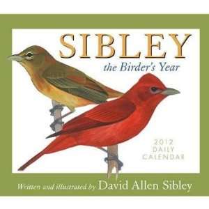  David Allen Sibley The Birders Year 2012 Boxed Calendar 