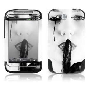  Shush Decorative Skin Cover Decal Sticker for HTC WildFire 