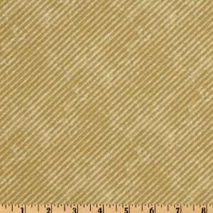  44 Wide Communique Diagonal Stripe Creamy Tan Fabric By 