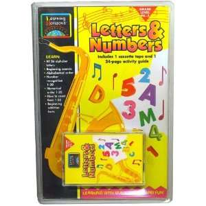  LEARNING HORIZONS Letters & Numbers Cassette Tape 