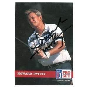  Howard Twitty autographed Trading Card (Golf) Sports 