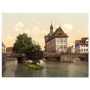   Lower bridge and rathhaus, Bamberg, Bavaria, Germany