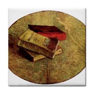  Still Life with Three Books By Vincent Van Gogh Tile 