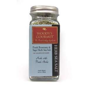 Fresh Rosemary & Sage Herb Sea Salt   1957 Milestone Blend