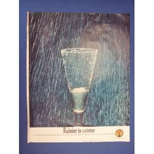  Rainier Beer,rainier Is Rainier Print Ad,vintage Magazine 