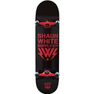 Shaun White Logo Core Complete 8.0 Red Ppp Skateboarding 
