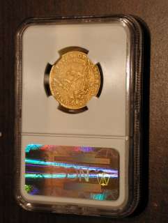 1810 Capped Bust $5 GOLD Half Eagle, NGC AU Details, small date, tall 