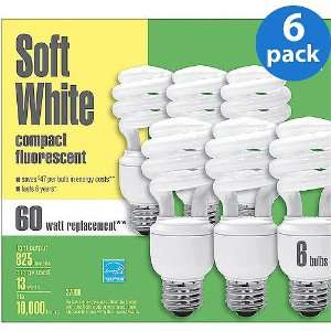  GE Energy Smart 13W Soft White Compact Fluorescent (CFL 