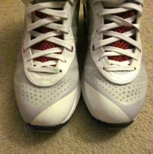 Nike Lebron James VIII 8 (v2)   White Grey Varsity Red  